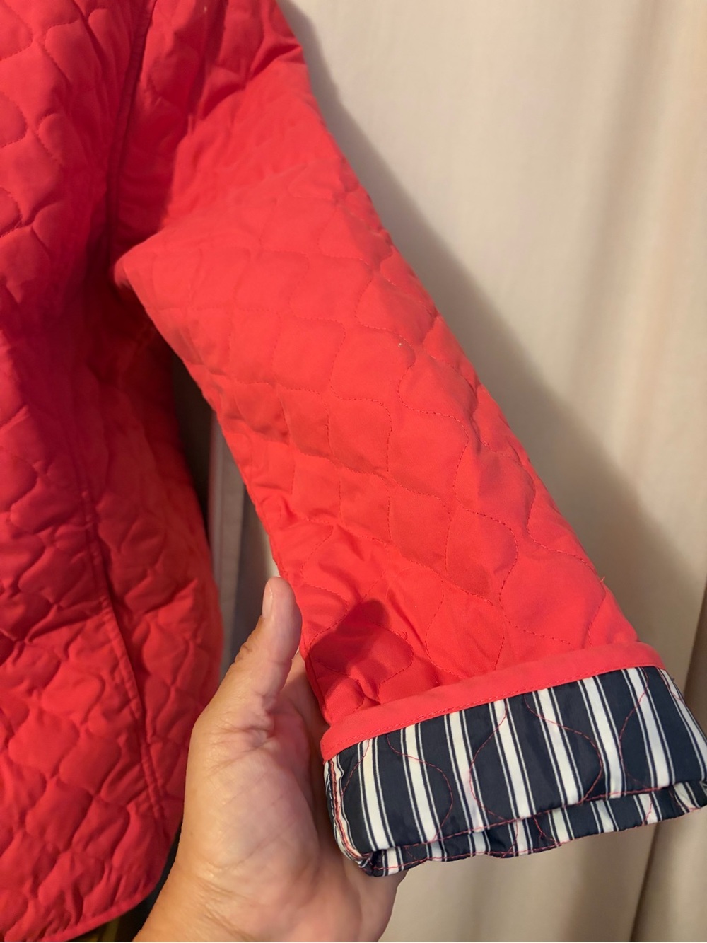 Quilted Red Men's Jacket - Picture 4 of 8